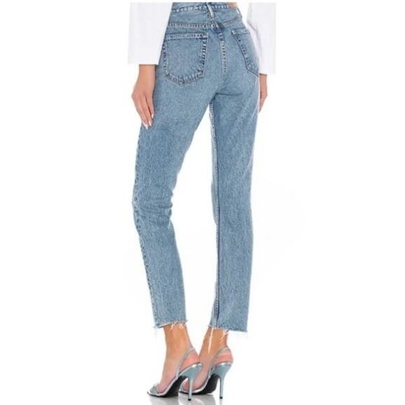 GRLFRND Karolina studded crystal skinny leg high waist jeans Glamrock Sz 23 NEW - Picture 6 of 10